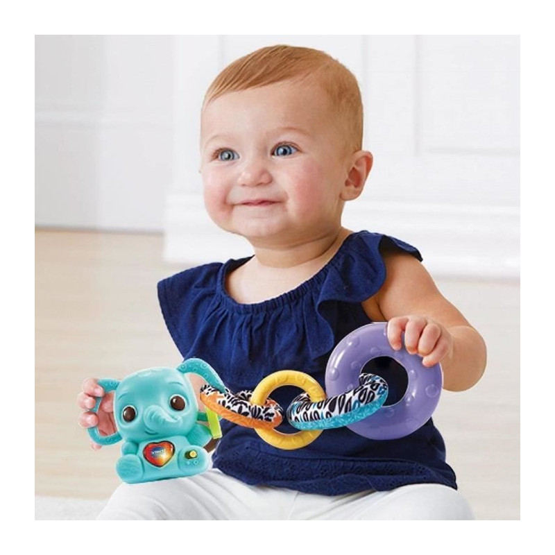 VTECH BABY - Nino, Baby Elephant Stacko 3 in 1 (Bio-Based Plastic)