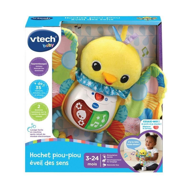 VTECH BABY - HOCHET PIOU -PIOU AWAY OF SENS