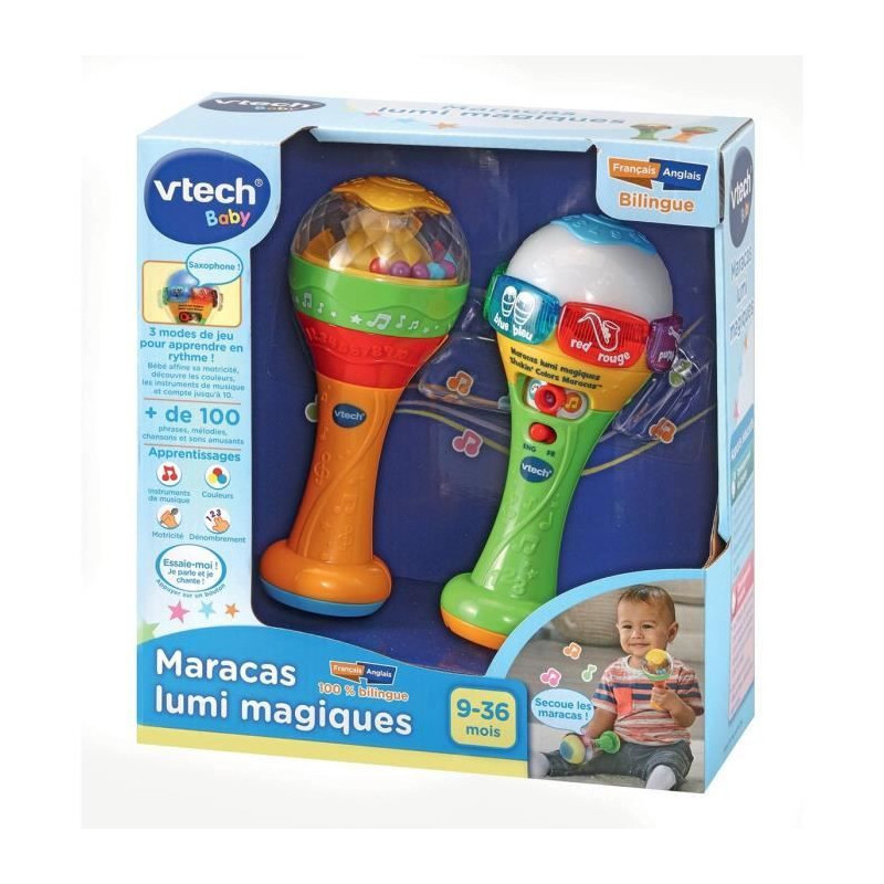 Vtech Baby - Magic Lumi Maracas - 9 - 36 months