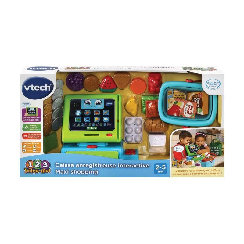 VTECH - 1,2,3 Imitate Me - Maxi Shopping Interactive Cash Register - C