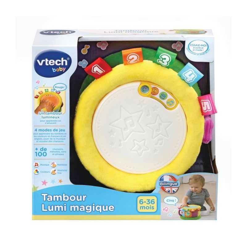 Vtech Baby - Lumi Magique Drum - 6 - 36 months