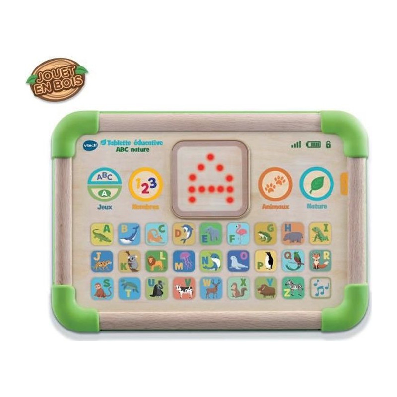 VTECH BABY - Educational ABC Nature Tablet - FSC Wood Toy