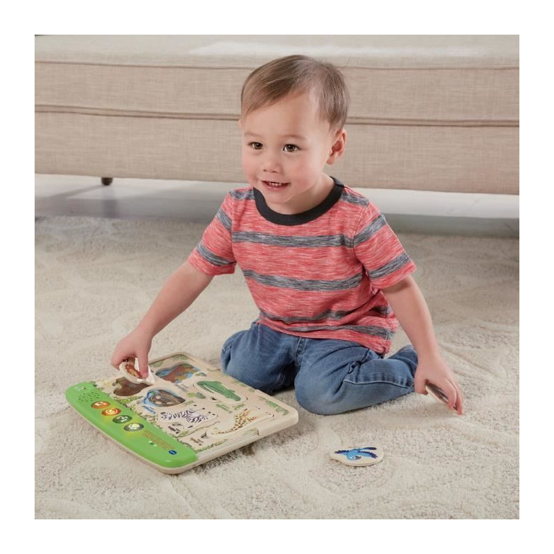 VTECH BABY - My First Interactive Animal Jigsaw Puzzle - FSC Wood Toy