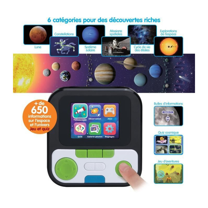 VTECH GENIUS XL - INTERACTIVE VIDEO TELESCOPE
