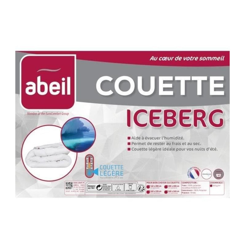 Abeil Légere Iceberg 220x240cm