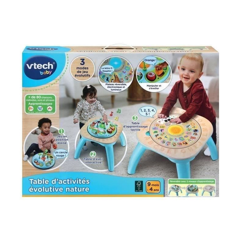 VTECH NATURE SCALABLE ACTIVITY TABLE (TOY WITH FSC CERTIFIED WOOD PART