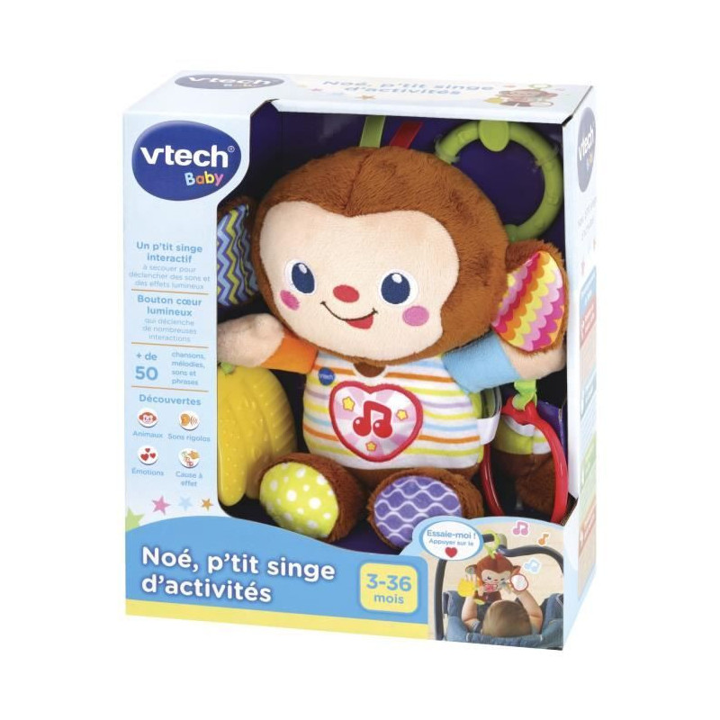 VTECH BABY - Noah, Little Activity Monkey - Awakening Toy