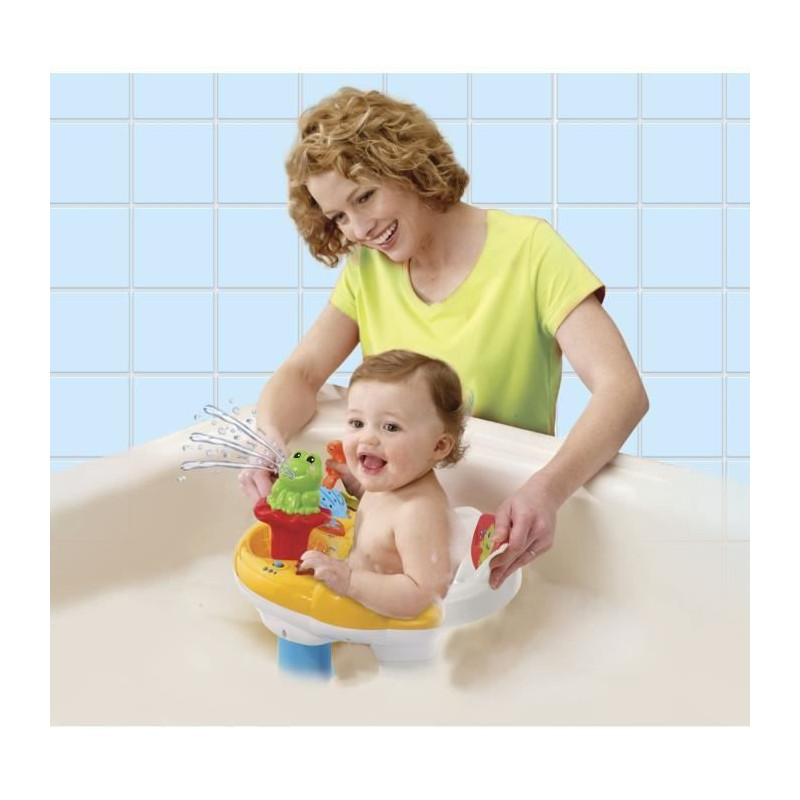 VTECH BABY - Super 2 in 1 Interactive Bath Seat - Bath Toy