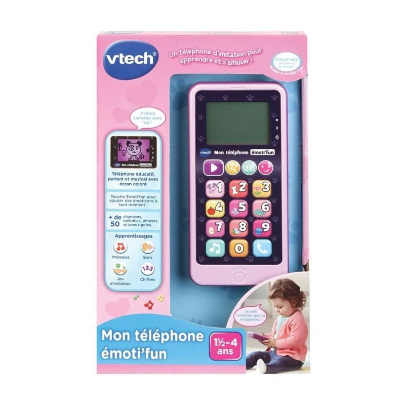VTECH - Imitation Child Toy - My pink emoti'fun phone