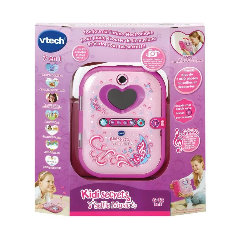 VTECH - Kidisecrets Selfie Music Rose - Musical Electronic Agenda
