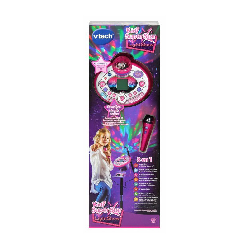 VTECH - Kidi Superstar Lightshow Pink - Microphone Karaoke