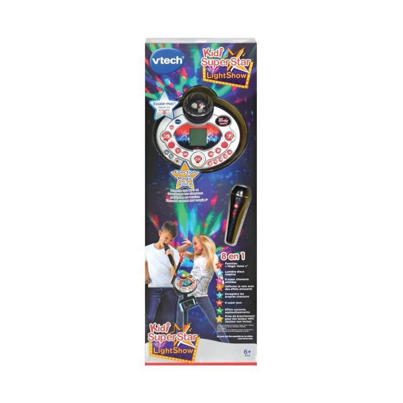 VTECH - Kidi Superstar Lightshow Black - Mic Karaoke