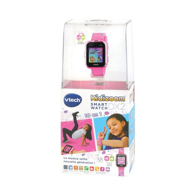 VTECH - Kidizoom Smartwatch Connect DX2 Pink - Watch Photos and Videos