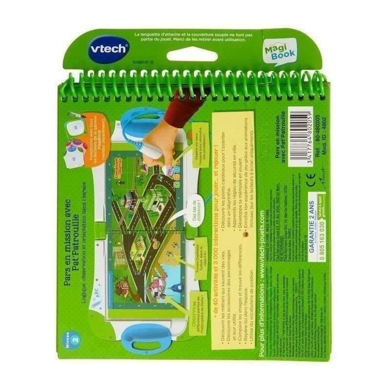 VTECH - Magibook Interactive Book - Go on a Mission with Pat 'Patrouil