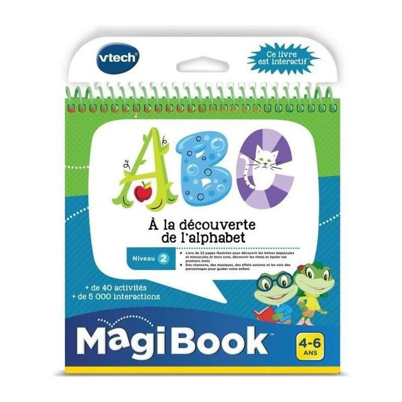 VTECH - Magibook Interactive Book - ABC, Discovering The Alphabet
