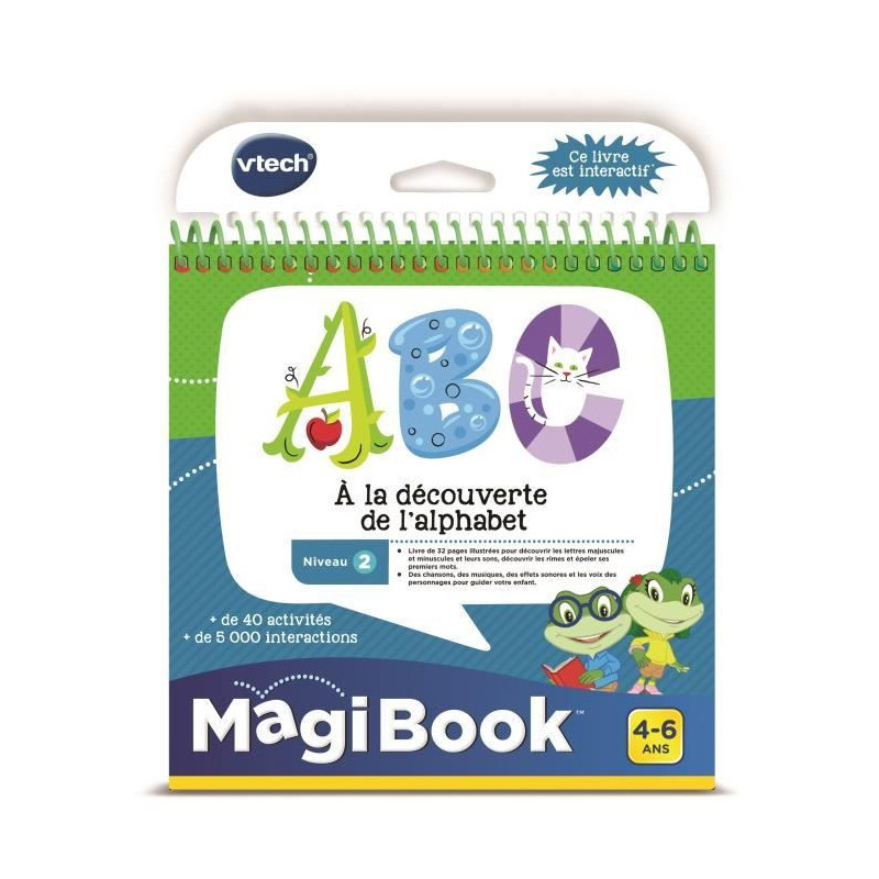 VTECH - Magibook Interactive Book - ABC, Discovering The Alphabet