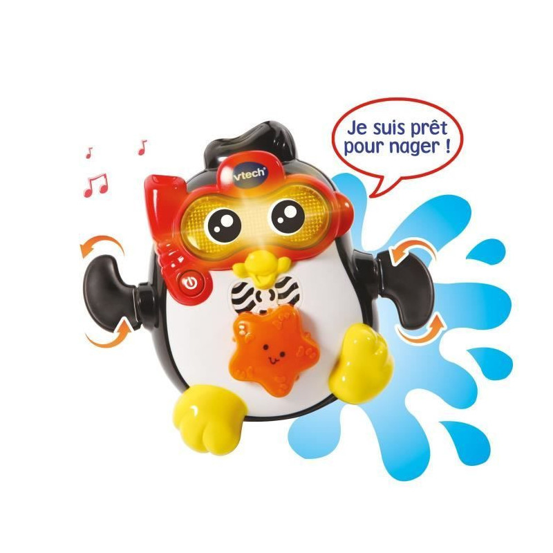 VTECH BABY - Bath Toy - Gédéon, swimming champion