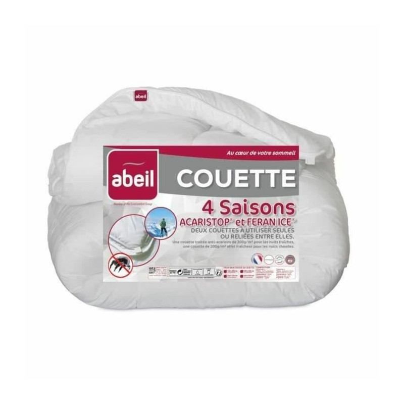 Abeil duvet 4 anti-Acurian seasons 240x260cm