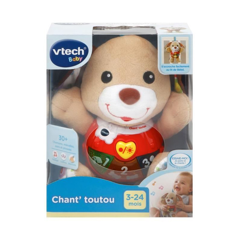 VTECH - Chant'toutou Brown - Kids Interactive Plush