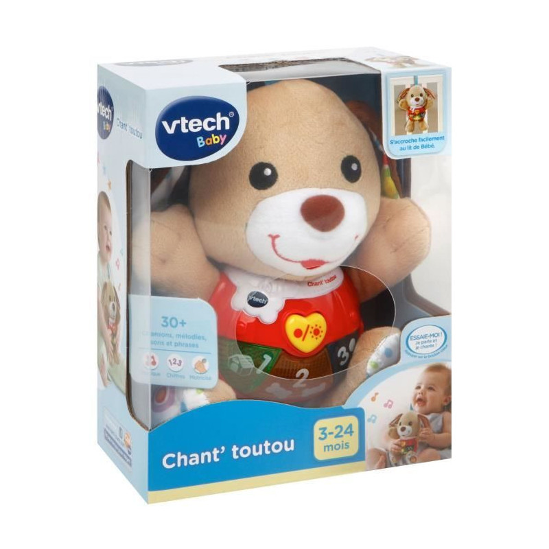 VTECH - Chant'toutou Brown - Kids Interactive Plush