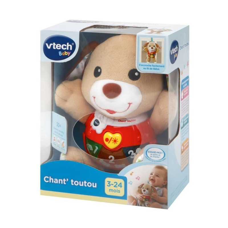 VTECH - Chant'toutou Brown - Kids Interactive Plush