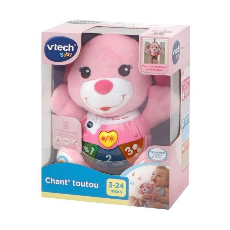 VTECH - Chant'toutou Pink - Plush Child