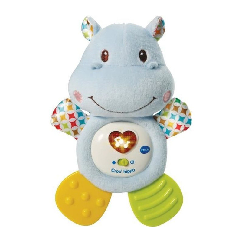 VTECH BABY - Rattle Croc'Hippo - Textured Plush
