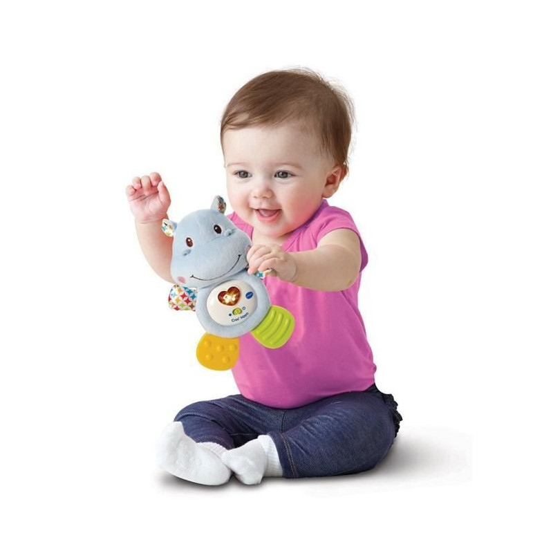 VTECH BABY - Rattle Croc'Hippo - Textured Plush