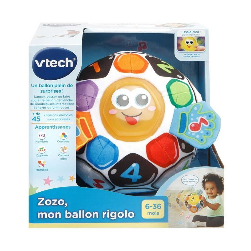 VTECH BABY - Zozo, My Funny Ball - Baby Awakening Ball