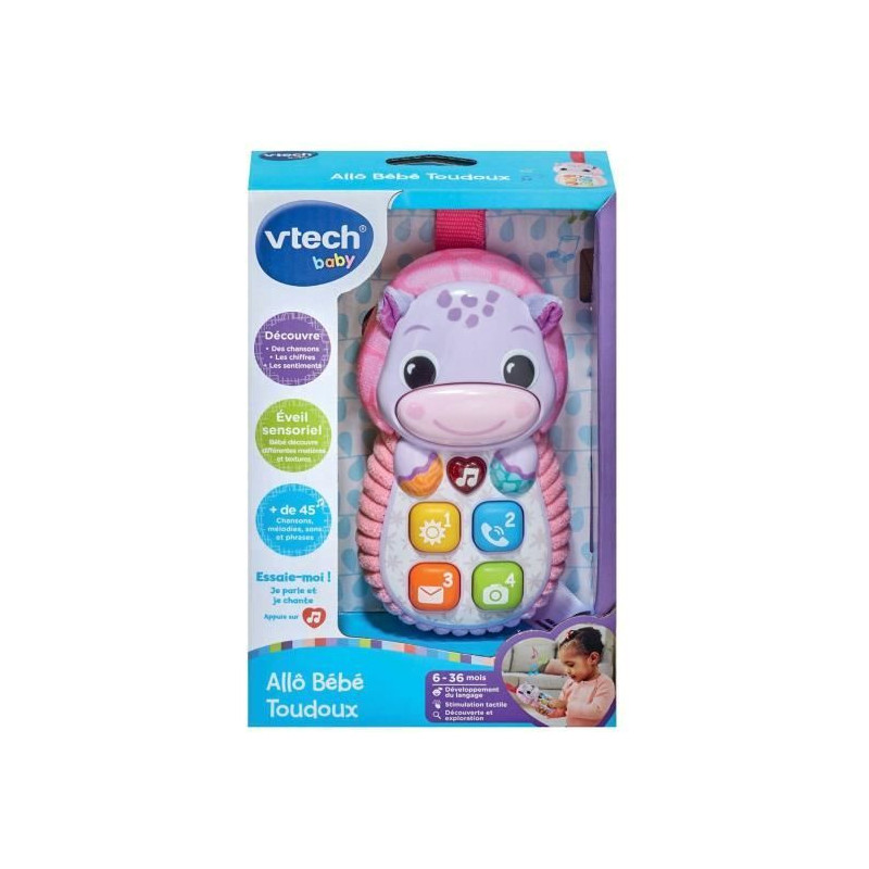 VTECH-ALLO BABY TOUDOUX PINK