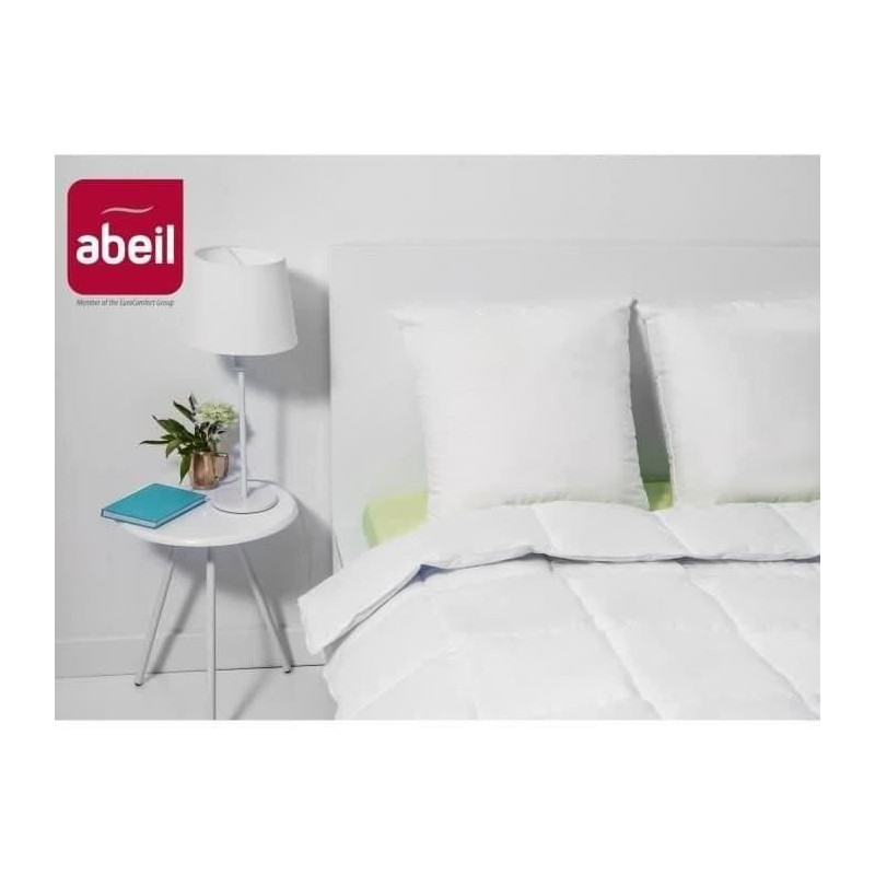 ABEIL Set of 2 Organic Comfort Pillows - 60 x 60 cm - White