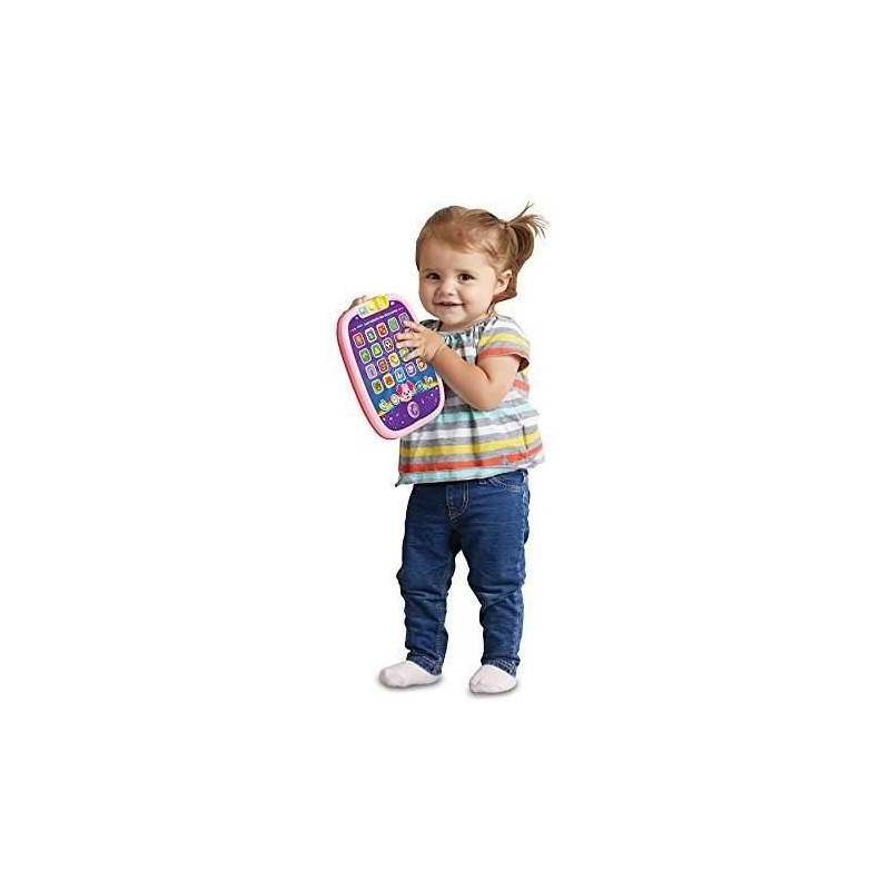 VTECH BABY - Children's Tablet - Lumi Tablet des Découvertes Rose - C