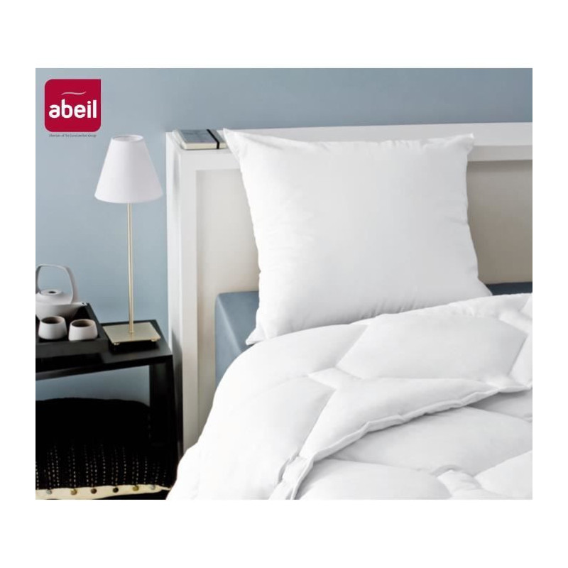 Abeil Lot of 2 anti -Acarian pillows - 60 x 60 cm - White