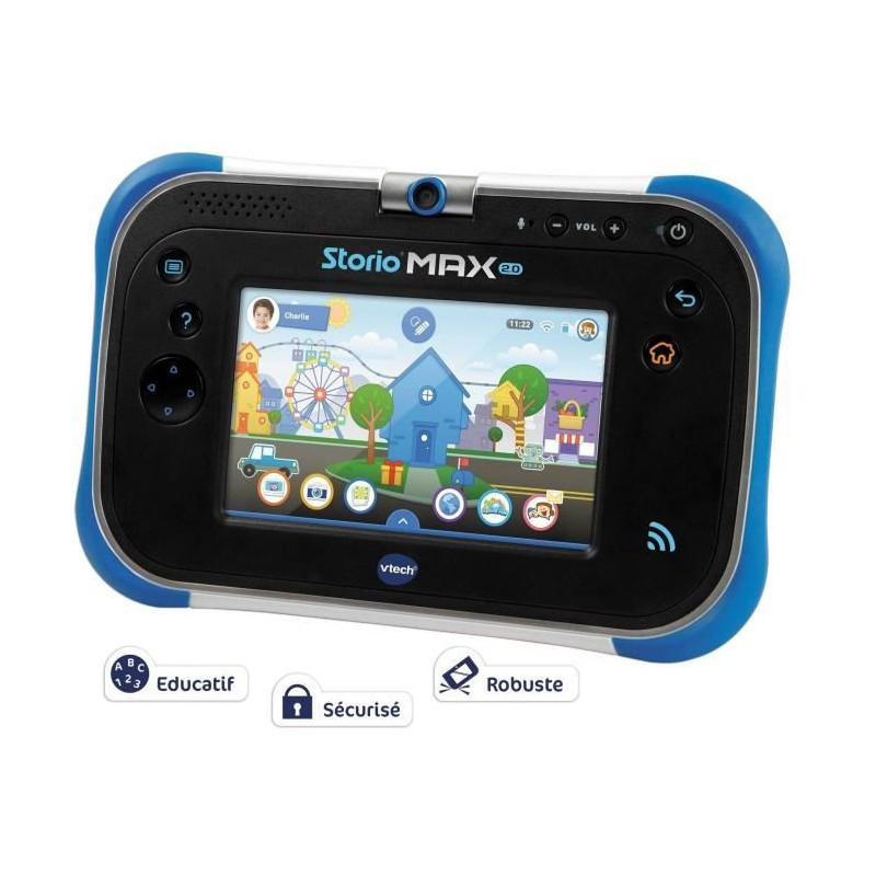 VTECH - Console Storio Max 2.0 5 Blue - Educational Tablet Child 5 Inc