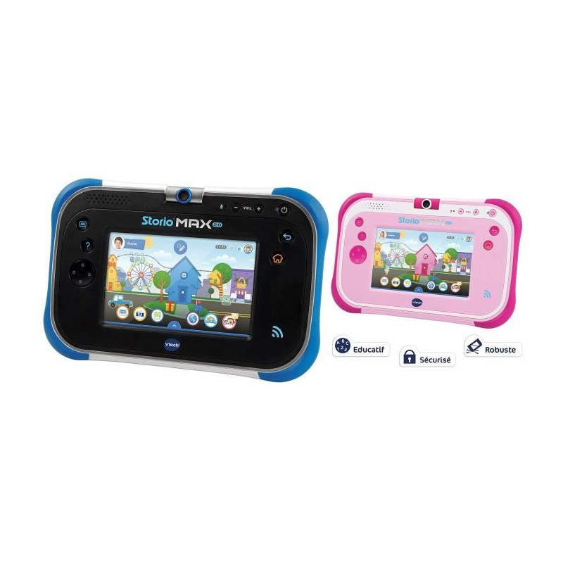VTECH - Console Storio Max 2.0 5 Blue - Educational Tablet Child 5 Inc