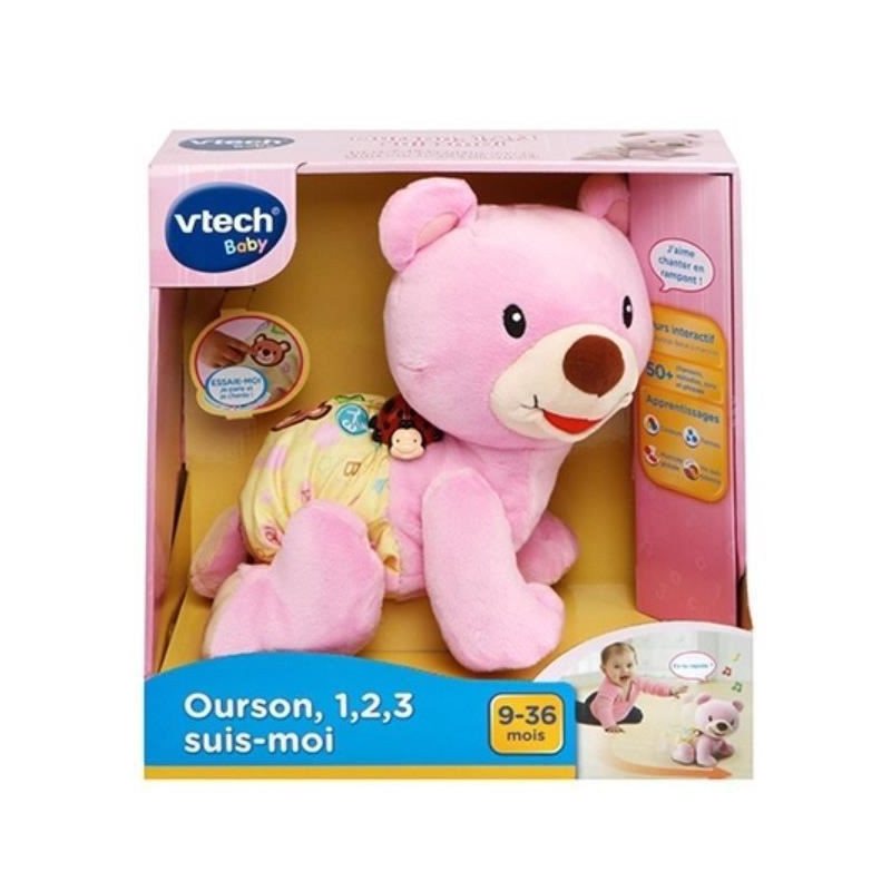 VTECH BABY - Bear, 1,2,3 Follow Me - Pink