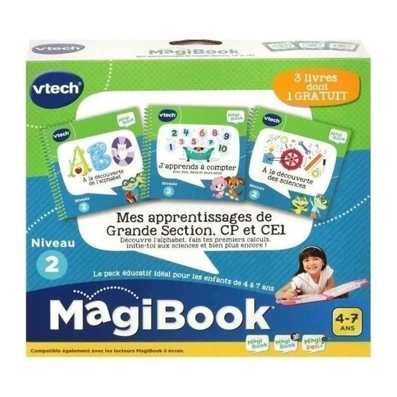 VTECH - MAGIBOOK - My learning in Grande Section, CP and CE1