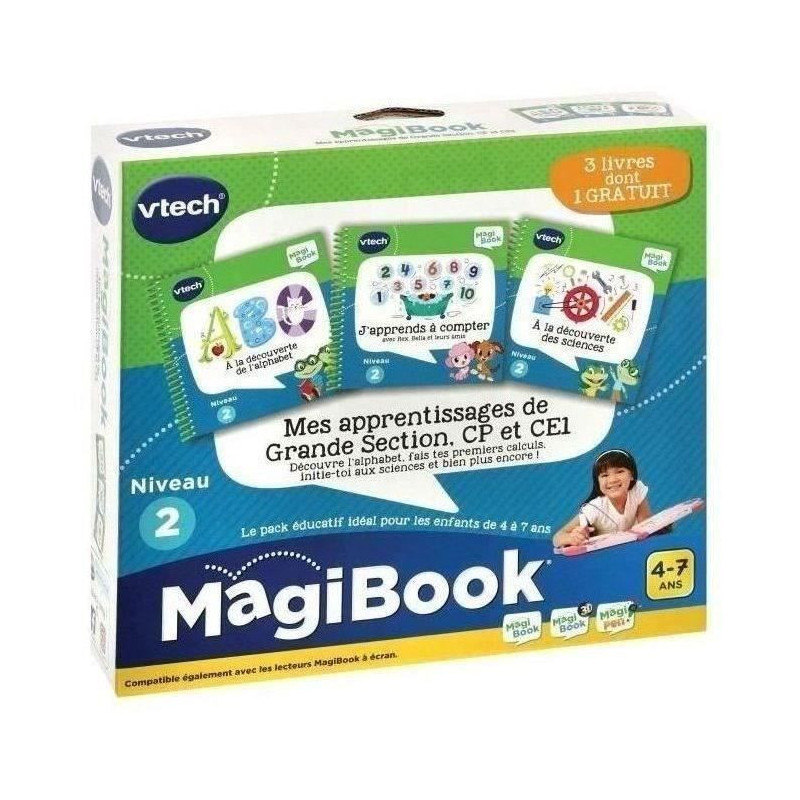 VTECH - MAGIBOOK - My learning in Grande Section, CP and CE1