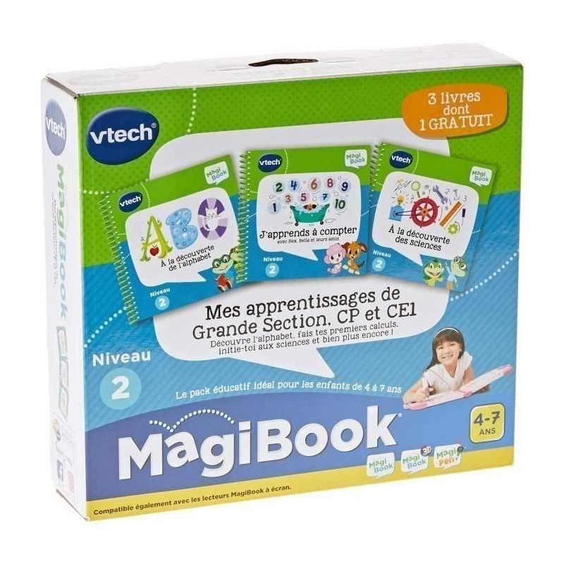 VTECH - MAGIBOOK - My learning in Grande Section, CP and CE1