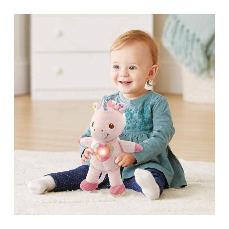 VTECH - Doudou - 528105 - Maé, Ma Licorne a Câliner