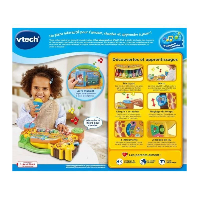 VTECH JUNGLE ROCK - MY GIRAFFE PIANO