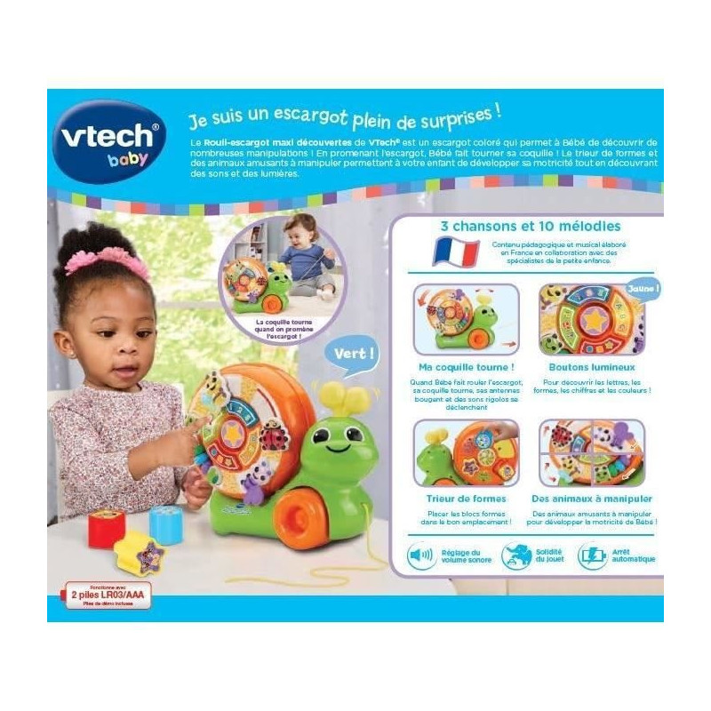 VTECH ROULI-ESCARGOT MAXI DISCOVERIES