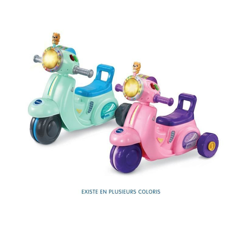 VTECH 3 IN 1 INTERACTIVE SCOOTER RIDE-ON PINK