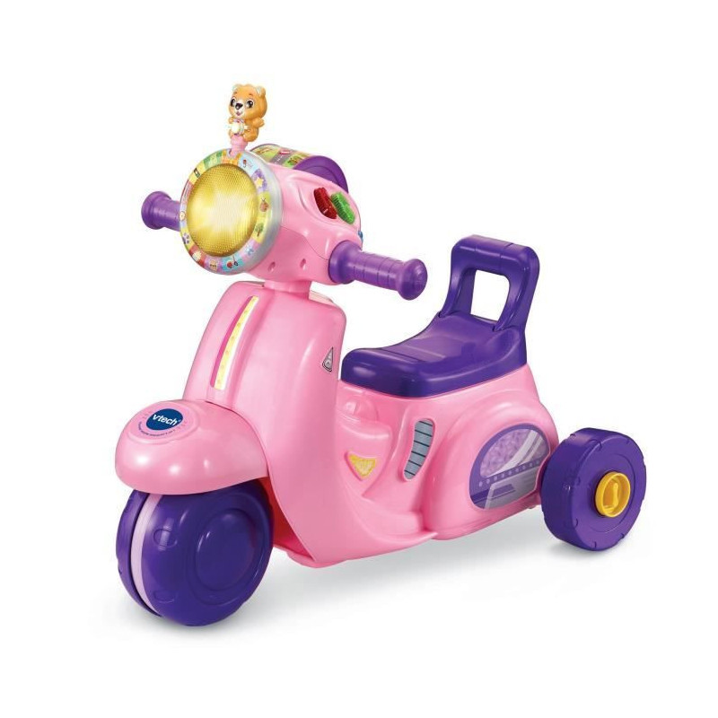VTECH 3 IN 1 INTERACTIVE SCOOTER RIDE-ON PINK