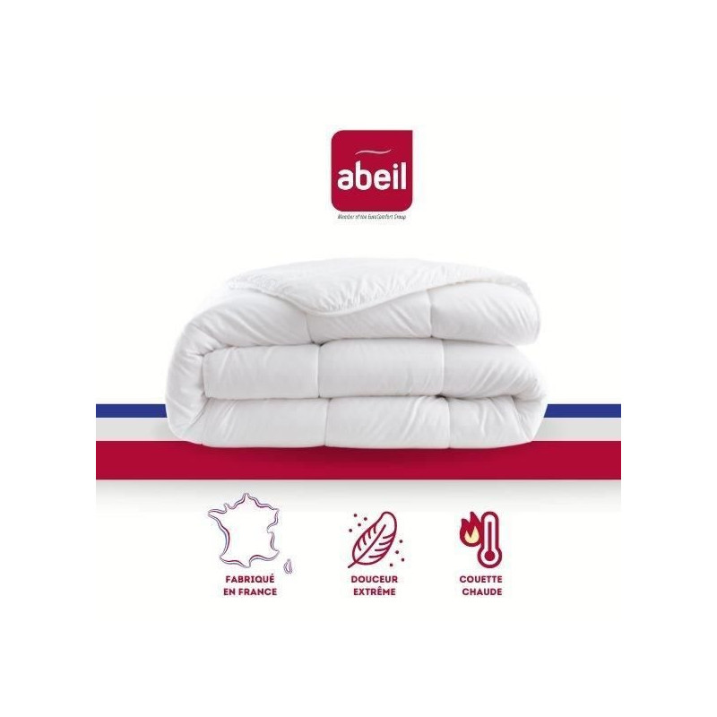 Warm duvet 400gr/m² Douceur Auvergnate - 200 x 200 cm - 2 people - AB