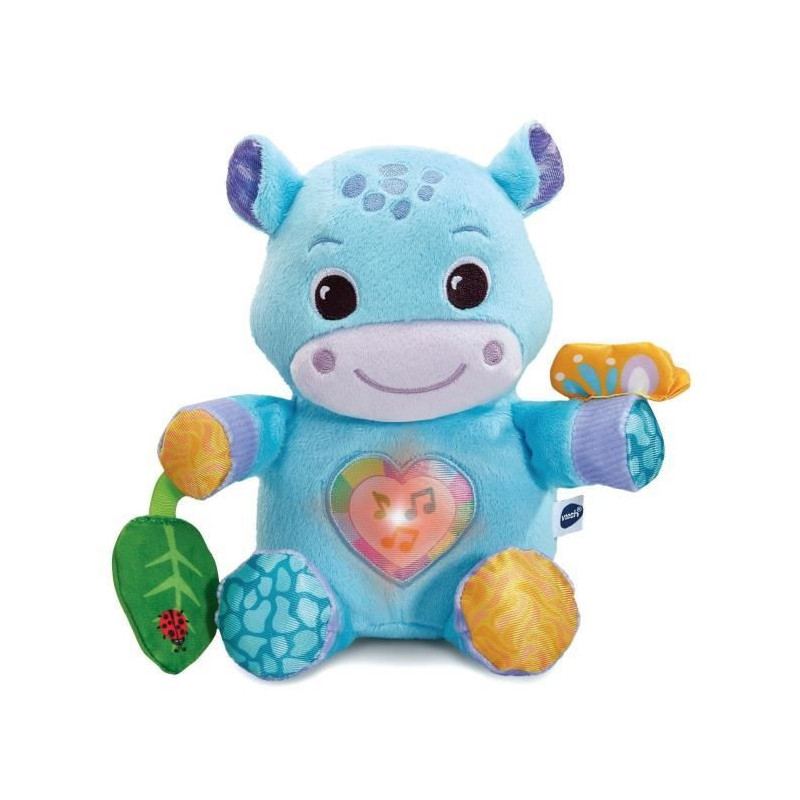 VTECH THÉO, MY CUDDLY HIPPO (RECYCLED PLASTIC BOTTLES)