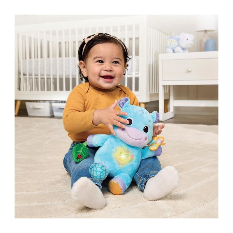 VTECH THÉO, MY CUDDLY HIPPO (RECYCLED PLASTIC BOTTLES)