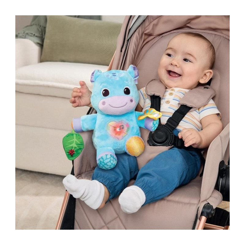 VTECH THÉO, MY CUDDLY HIPPO (RECYCLED PLASTIC BOTTLES)