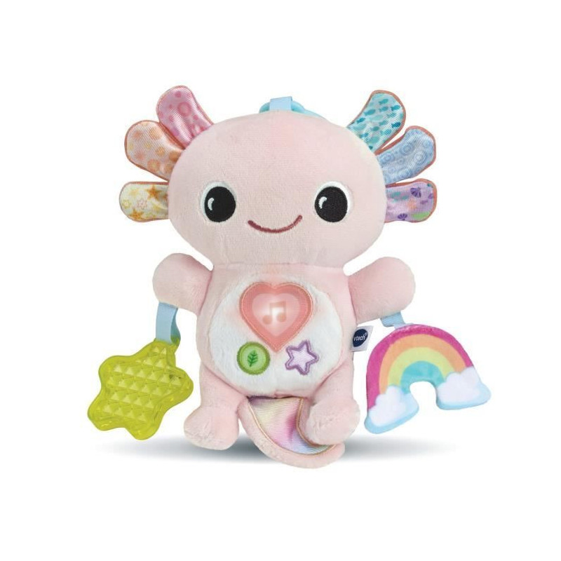 VTECH ELIOTT, BEBE AXOLOTL MUSICAL (RECYCLED PLASTIC BOTTLES)