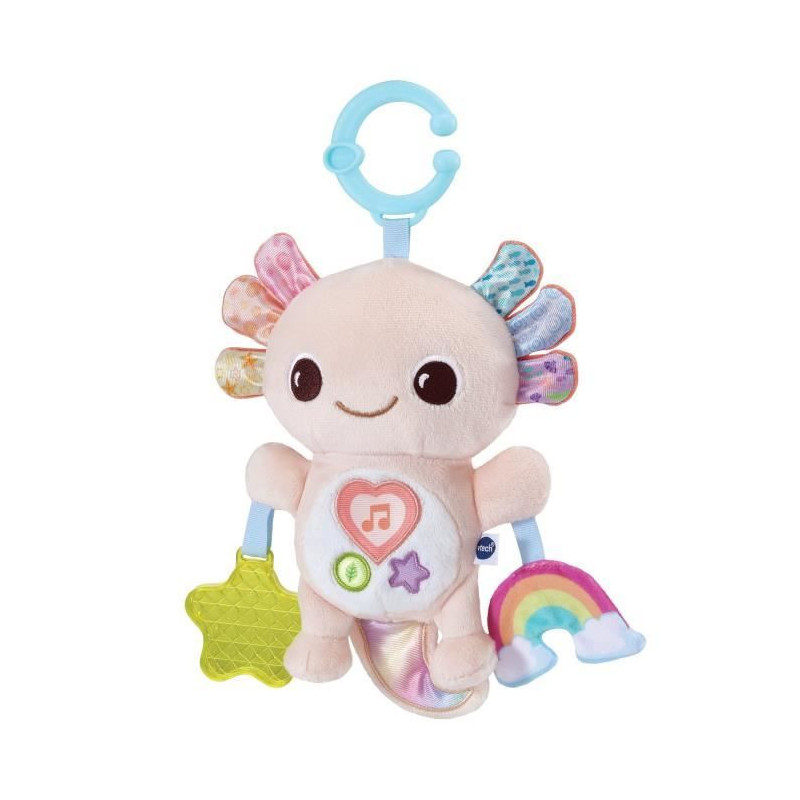 VTECH ELIOTT, BEBE AXOLOTL MUSICAL (RECYCLED PLASTIC BOTTLES)